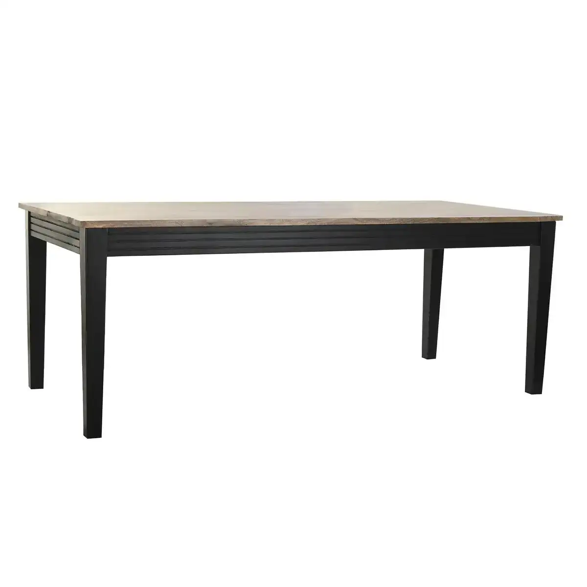 Table a manger dkd home decor me tal noir naturel bois de manguier 200 x 90 x 75 cm_2694. DIAYTAR COTE D'IVOIRE - Votre Source de Trésors Culturels. Naviguez à travers notre catalogue et trouvez des articles qui mettent en avant la richesse de la culture sénégalaise.
