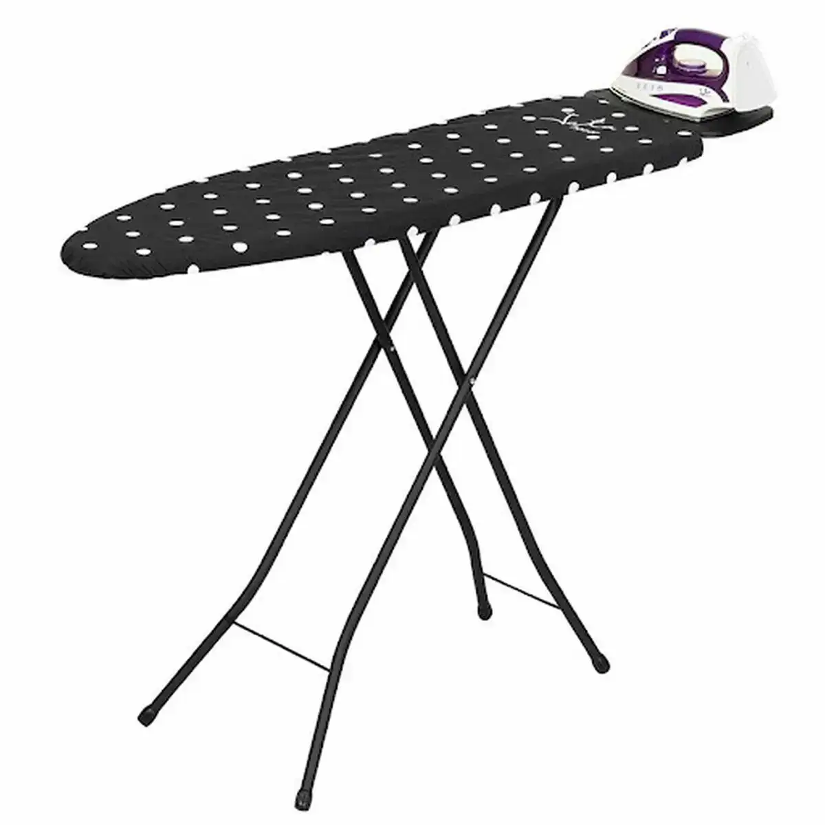 Table a repasser jata noir_2622. DIAYTAR COTE D'IVOIRE - Votre Destination Shopping Authentique. Explorez notre boutique en ligne et découvrez des trésors qui reflètent l'âme du Côte d'Ivoire, pour une expérience shopping unique.