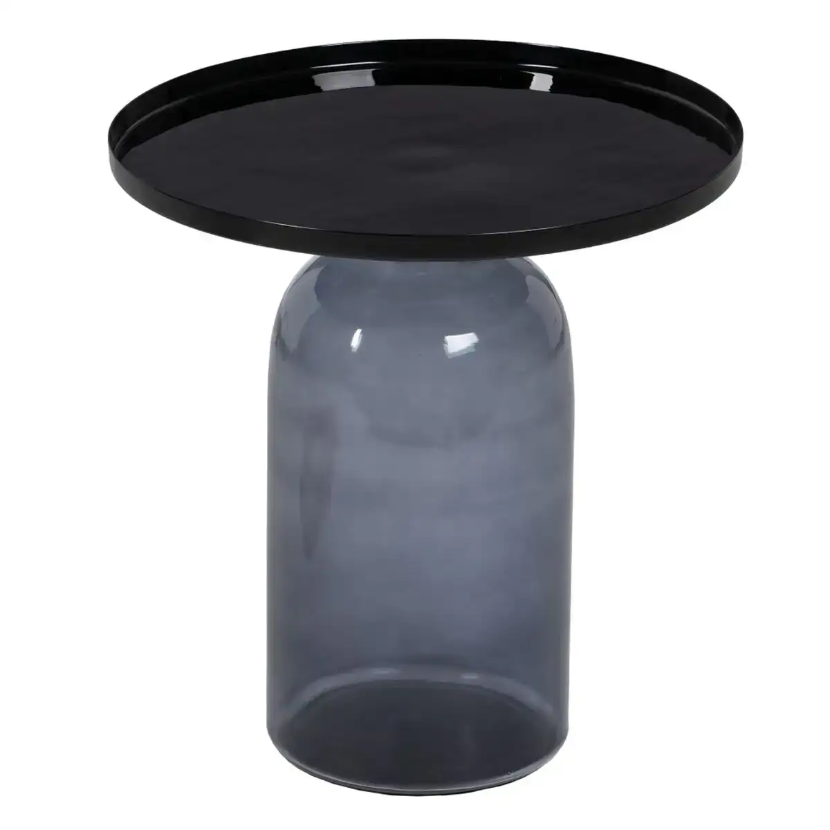Table d appoint 45 x 45 x 47 cm cristal noir gris me tal_1546. Entrez dans l'Univers de DIAYTAR COTE D'IVOIRE - Où Chaque Produit a sa Place. Explorez nos rayons virtuels et choisissez des articles qui s'intègrent parfaitement à votre style de vie.
