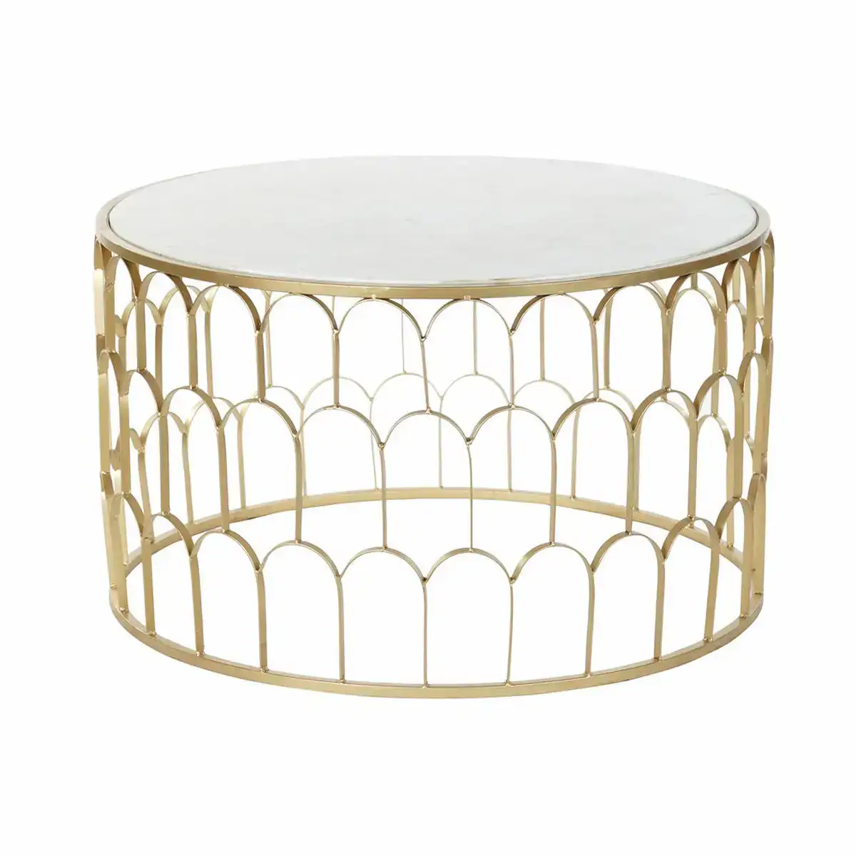 Table d appoint dkd home decor 8424001823222 87 x 87 x 51 5 cm dore aluminium blanc marbre fer_1436. DIAYTAR COTE D'IVOIRE - Votre Portail Vers l'Exclusivité. Explorez notre boutique en ligne pour découvrir des produits uniques et raffinés, conçus pour ceux qui recherchent l'excellence.