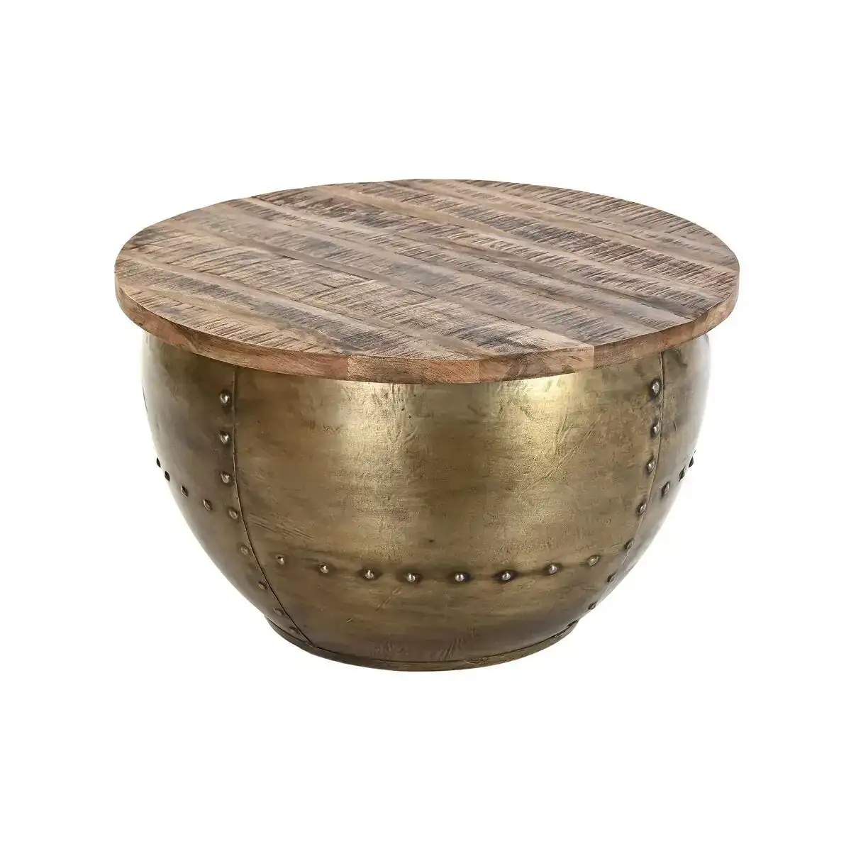 Table d appoint dkd home decor me tal aluminium bois de manguier 68 x 68 x 44 cm_7485. DIAYTAR COTE D'IVOIRE - Votre Passage vers le Raffinement. Plongez dans notre univers de produits exquis et choisissez des articles qui ajoutent une touche de sophistication à votre vie.