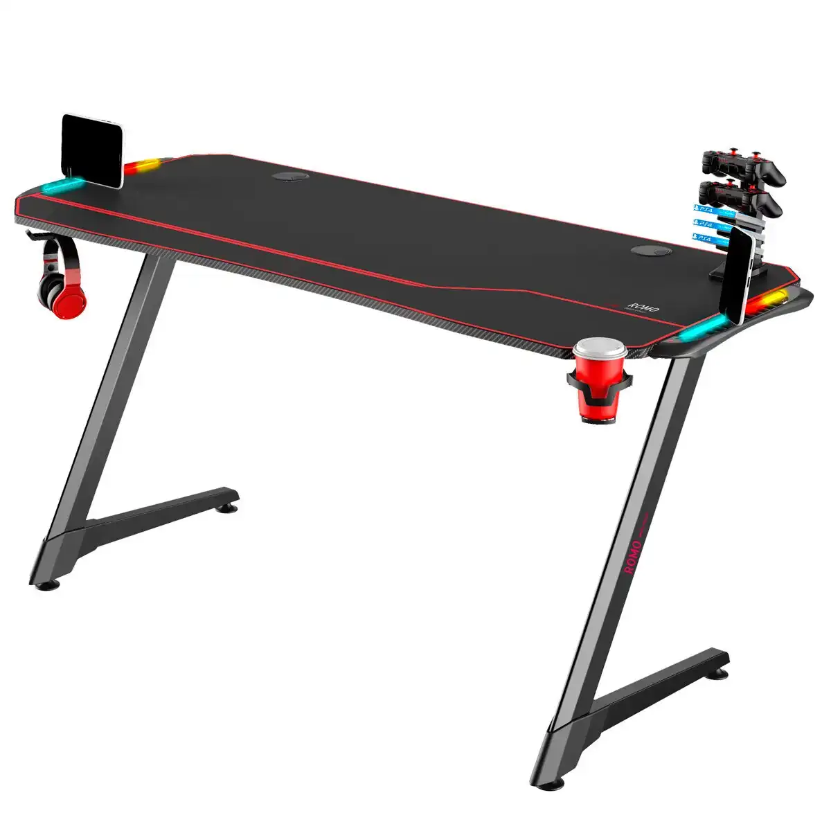 Table gaming romo ro mg vulcano noir_8392. DIAYTAR COTE D'IVOIRE - Votre Passage vers le Chic et l'Élégance. Naviguez à travers notre boutique en ligne pour trouver des produits qui ajoutent une touche sophistiquée à votre style.