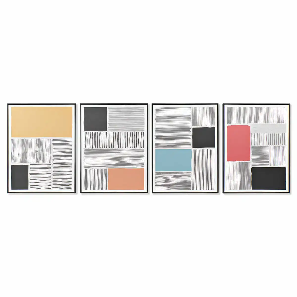 Tableau dkd home decor abstrait 60 x 3 x 80 cm loft 4 pie ces_6104. Bienvenue chez DIAYTAR COTE D'IVOIRE - Où Chaque Produit a son Histoire. Plongez dans notre sélection diversifiée et découvrez des articles qui racontent le riche patrimoine sénégalais.