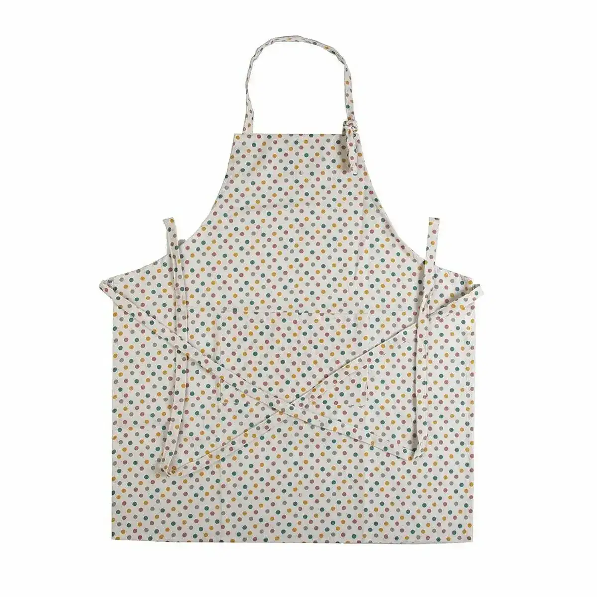 Tablier versa springdots textile 80 x 70 cm_7350. DIAYTAR COTE D'IVOIRE - Là où Chaque Produit Est une Trouvaille. Parcourez notre catalogue diversifié et découvrez des articles qui enrichiront votre quotidien, du pratique à l'insolite.