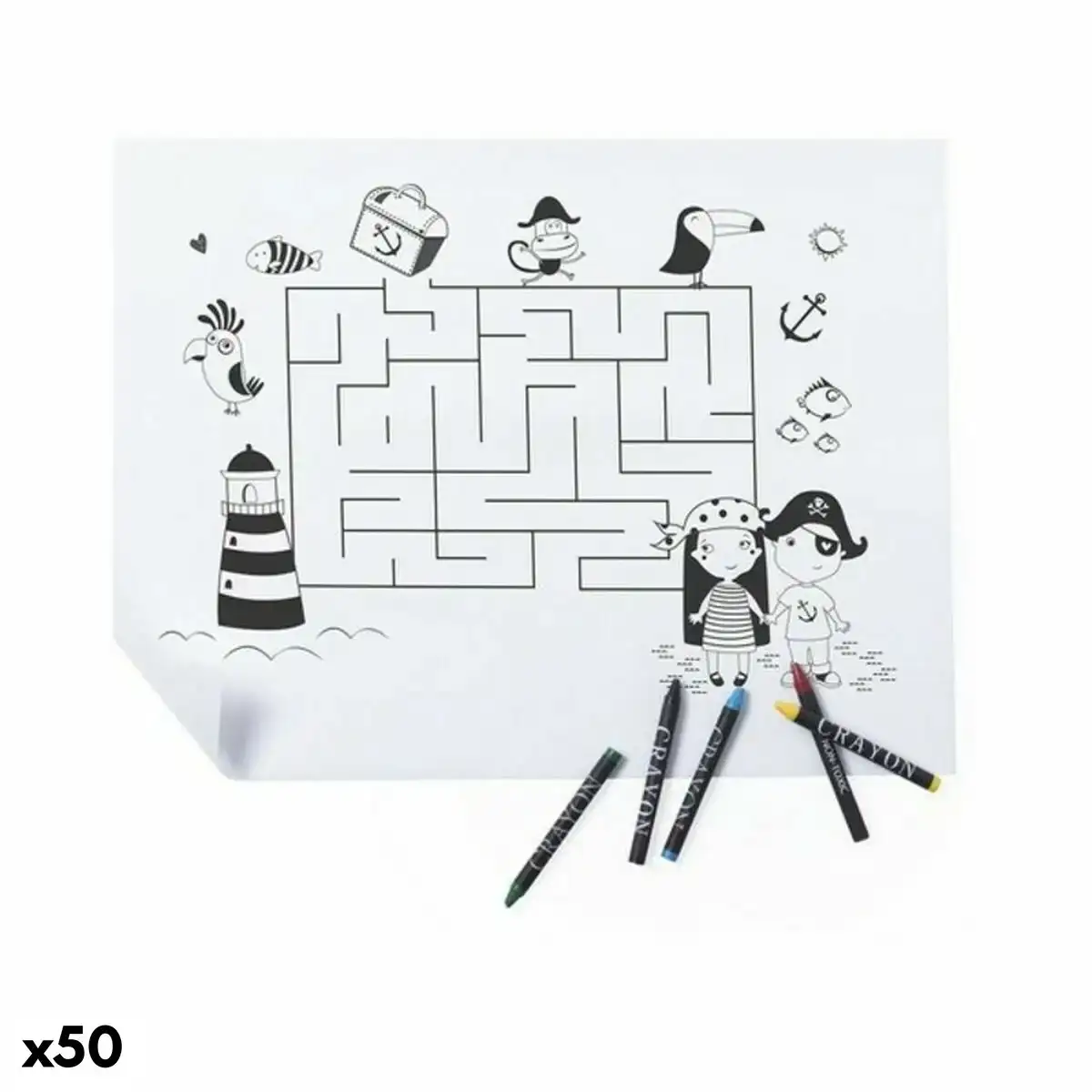 Tapis de table a colorier 145702 blanc non tisse 50 unite s_6870. DIAYTAR COTE D'IVOIRE - Où la Mode et le Confort se Rencontrent. Plongez dans notre univers de produits et trouvez des articles qui vous habillent avec style et aisance.