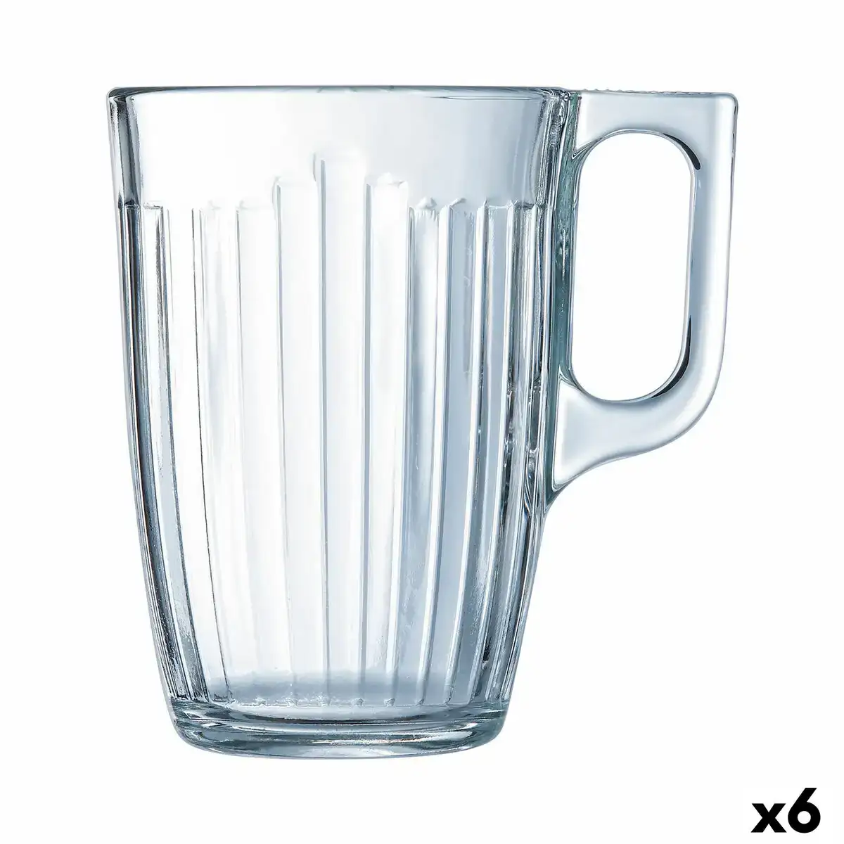 Tasse luminarc nuevo breakfast verre transparent 320 ml 6 unite s_4929. DIAYTAR COTE D'IVOIRE - Là où Chaque Achat a du Sens. Explorez notre gamme et choisissez des produits qui racontent une histoire, votre histoire.