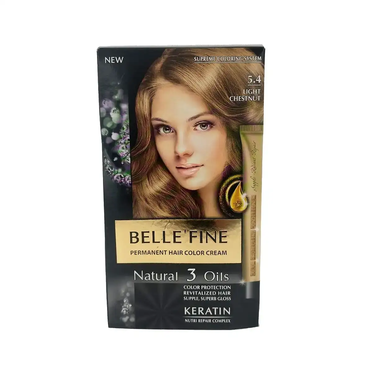 Teinture permanente belle fine no 5 4 cha tain clair 30 ml_5798. DIAYTAR COTE D'IVOIRE - Où Votre Shopping Prend Vie. Explorez notre boutique en ligne pour trouver des articles qui vous ressemblent et qui ajoutent de l'éclat à votre quotidien.