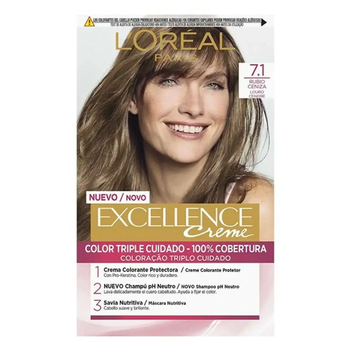 Teinture permanente excellence l oreal make up blond cendre no 7 1_5457. DIAYTAR COTE D'IVOIRE - Là où Chaque Produit Évoque une Émotion. Parcourez notre catalogue et choisissez des articles qui vous touchent et qui enrichissent votre expérience.