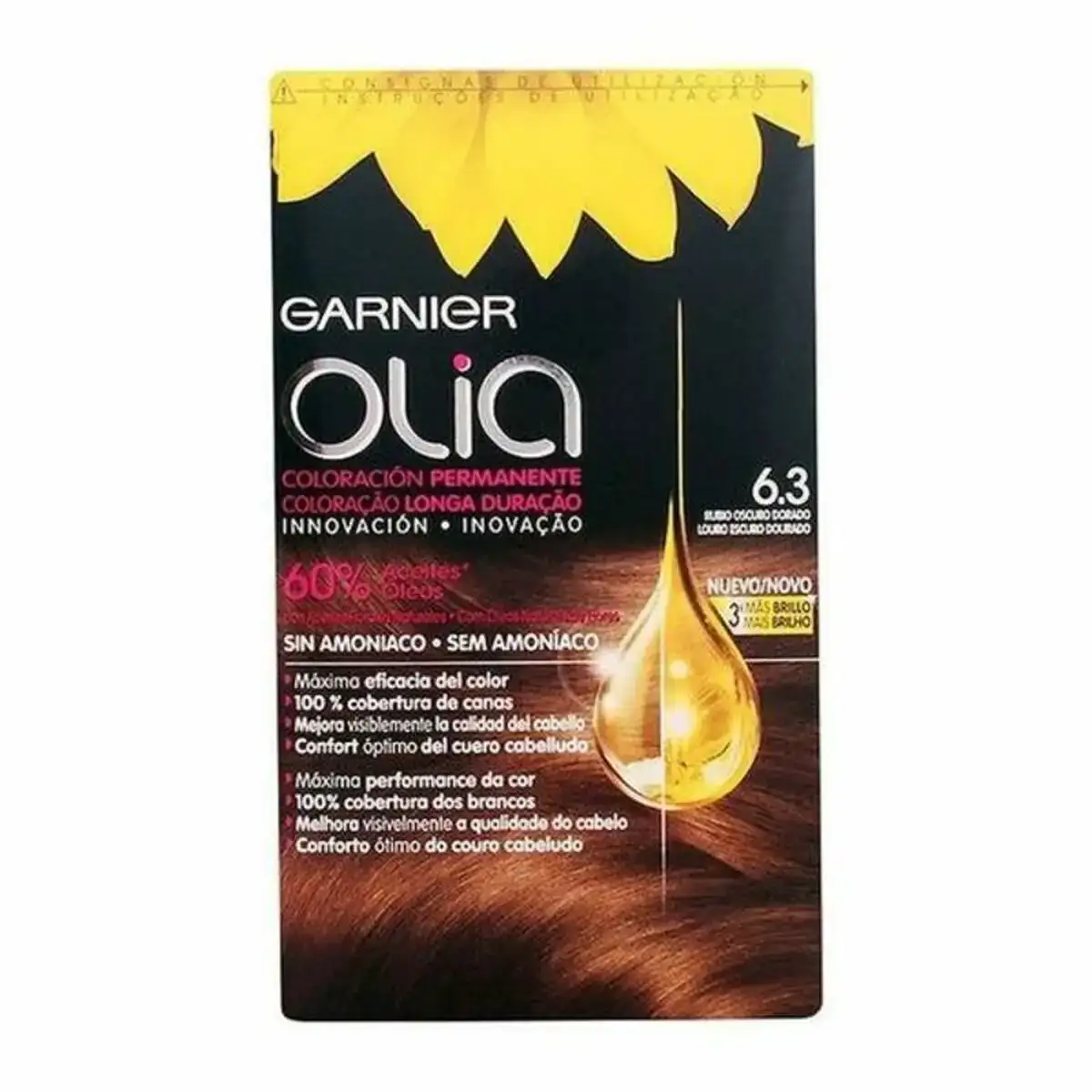 Teinture sans ammoniaque olia garnier 3600541234925 blond fonce dore_1357. DIAYTAR COTE D'IVOIRE - Votre Plateforme Shopping Engagée. Explorez notre catalogue et choisissez des produits qui reflètent notre dévouement envers la qualité et la satisfaction du client.