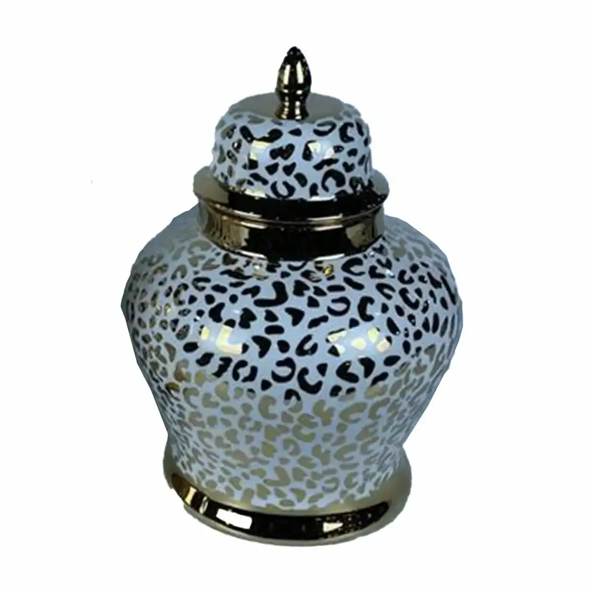 Tibor dkd home decor porcelaine dore blanc colonial 22 x 22 x 30 cm_9497. DIAYTAR COTE D'IVOIRE - L'Art de Trouver ce que Vous Aimez. Plongez dans notre assortiment varié et choisissez parmi des produits qui reflètent votre style et répondent à vos besoins.