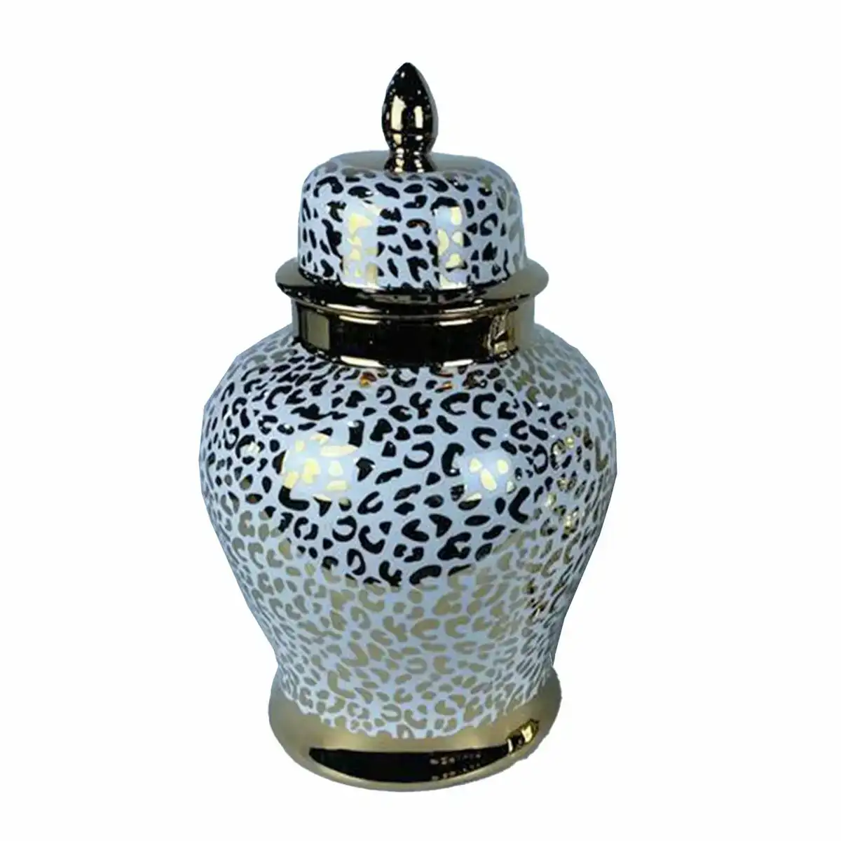 Tibor dkd home decor porcelaine dore blanc colonial 25 x 25 x 40 cm_9800. DIAYTAR COTE D'IVOIRE - Votre Destination Shopping Inspirante. Explorez notre catalogue pour trouver des articles qui stimulent votre créativité et votre style de vie.