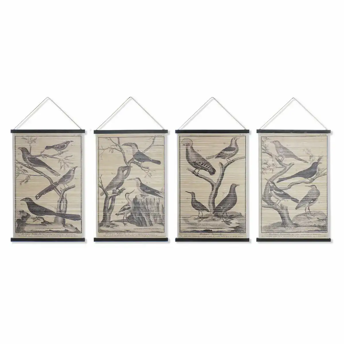 Toile dkd home decor oiseaux 60 x 2 x 90 cm cottage 4 pie ces_8030. DIAYTAR COTE D'IVOIRE - Là où Chaque Clic Compte. Parcourez notre boutique en ligne et laissez-vous guider vers des trouvailles uniques qui enrichiront votre quotidien.