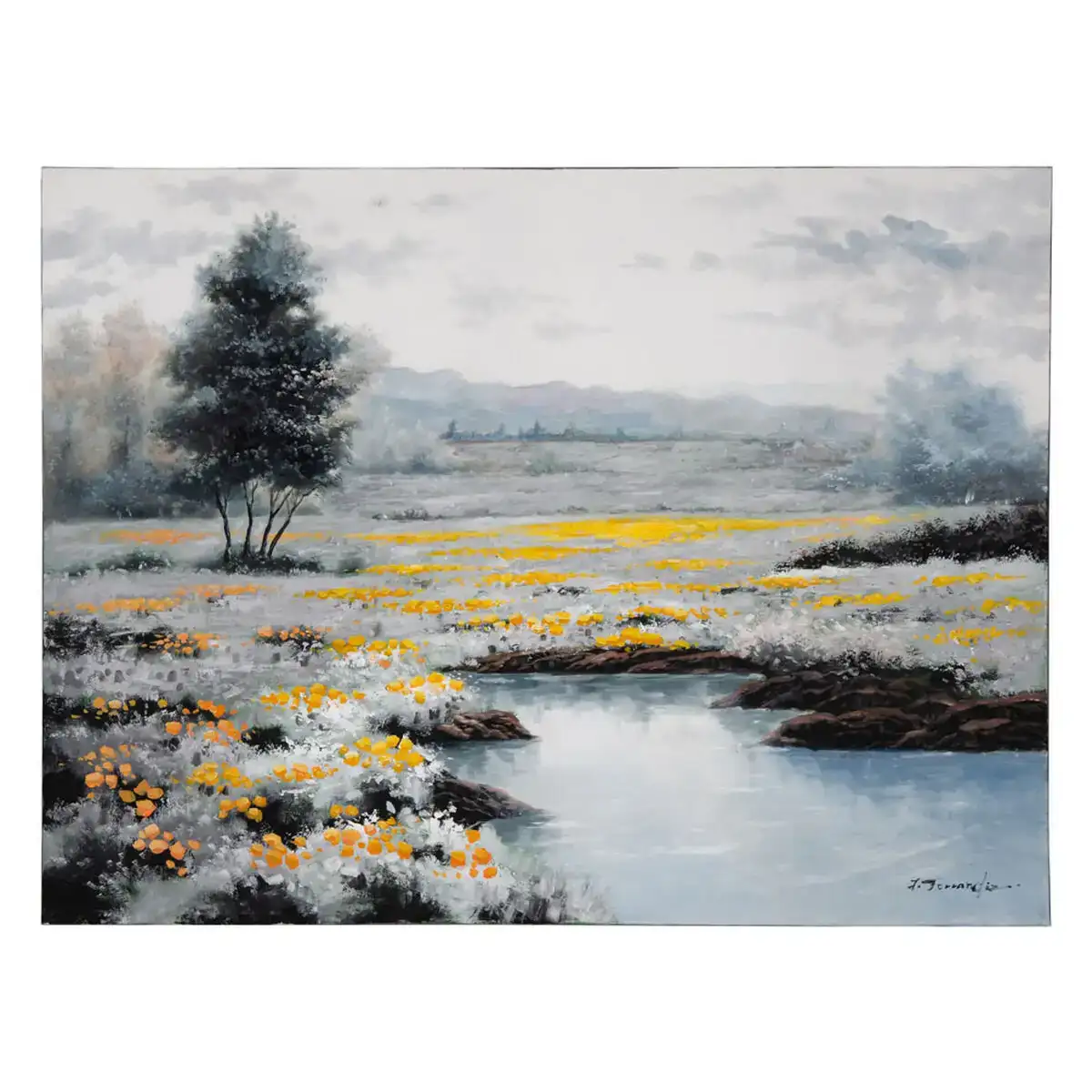 Toile paysage 120 x 3 5 x 90 cm_4295. DIAYTAR COTE D'IVOIRE - Votre Passage vers l'Élégance Abordable. Explorez notre collection où chaque produit est choisi pour sa qualité et son accessibilité, incarnant ainsi l'essence du Côte d'Ivoire.