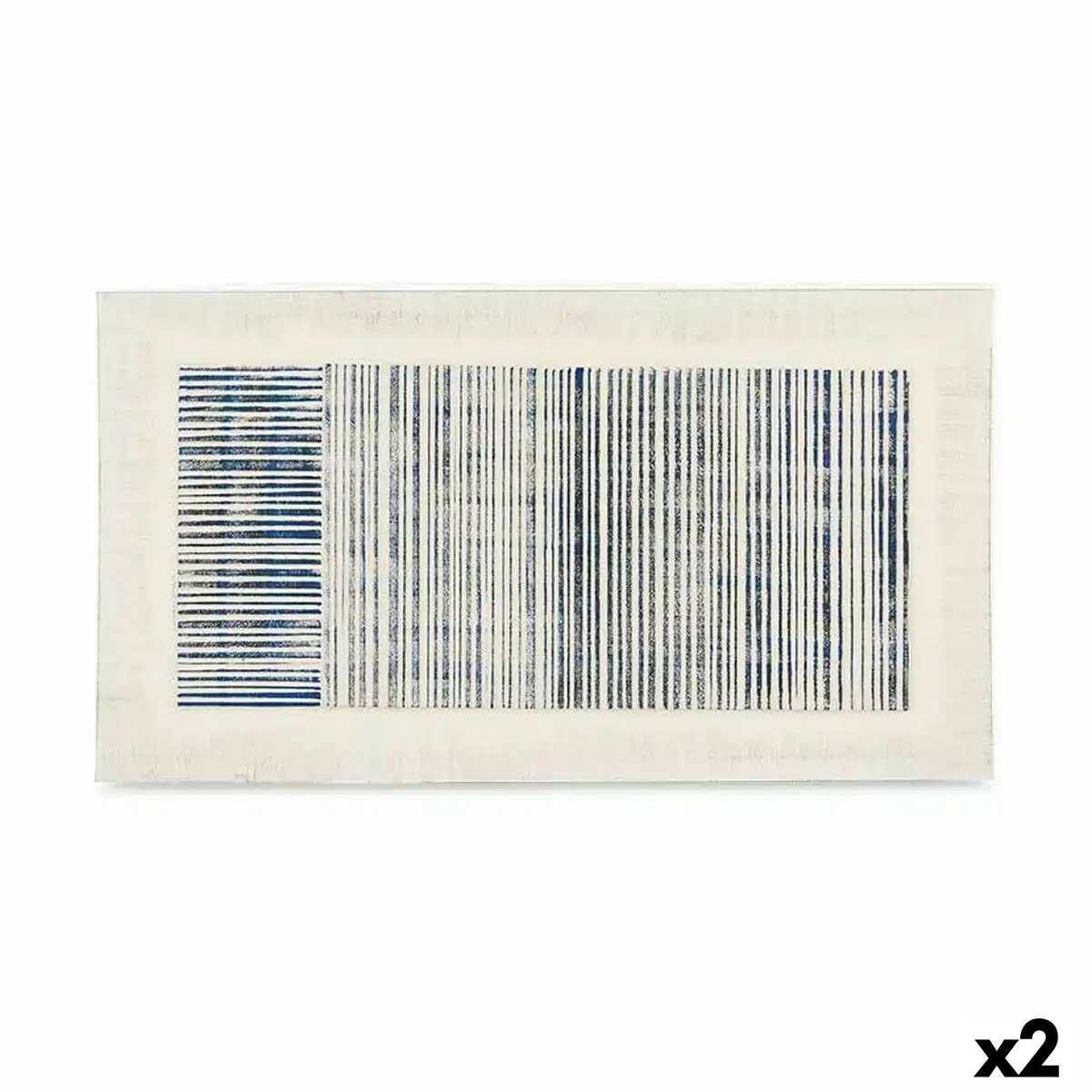 Toile rayures avec relief 110 x 60 x 2 5 cm 2 unite s_2836. DIAYTAR COTE D'IVOIRE - Votre Boutique en Ligne, Votre Identité. Naviguez à travers notre plateforme et choisissez des articles qui expriment qui vous êtes et ce que vous chérissez.