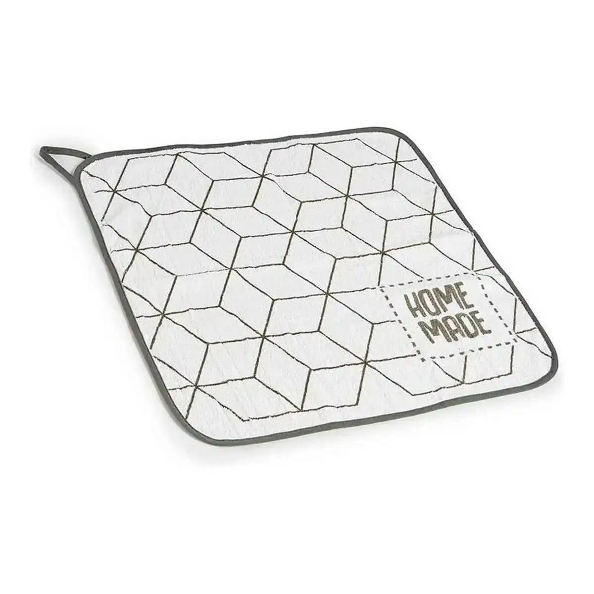 Torchon de cuisine fait maison gris blanc_3023. DIAYTAR COTE D'IVOIRE - Votre Destination Shopping de Confiance. Naviguez à travers notre boutique en ligne et profitez d'une sélection soigneusement choisie de produits qui répondent à toutes vos exigences.