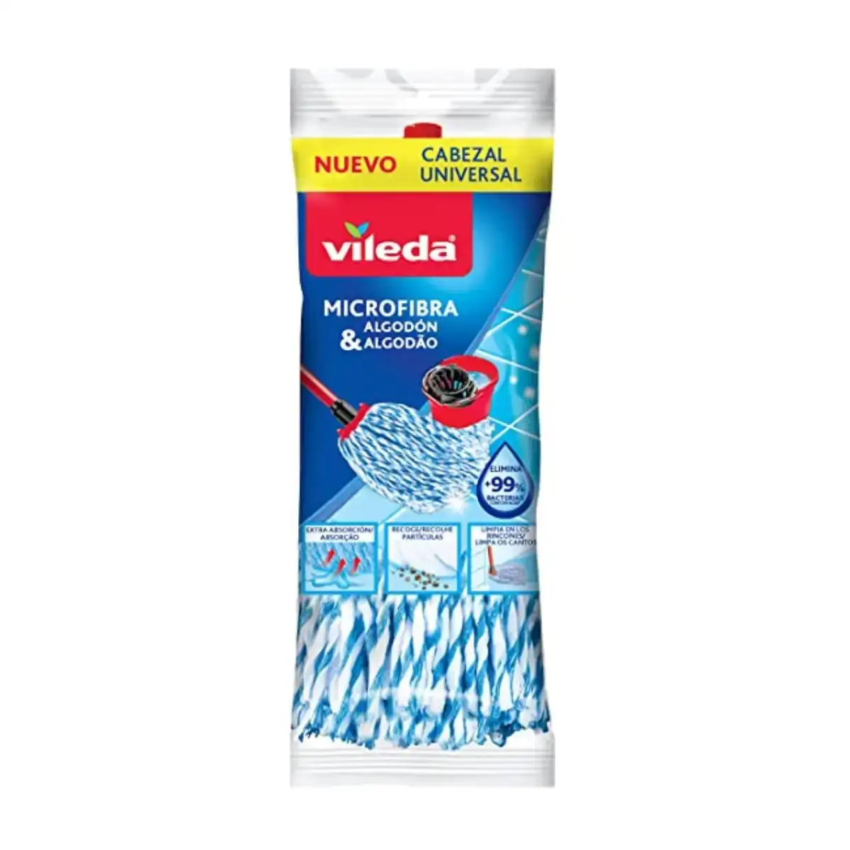 Vadrouille vileda 72100029 plastique_6540. Bienvenue chez DIAYTAR COTE D'IVOIRE - Où le Shopping Devient un Plaisir. Découvrez notre boutique en ligne et trouvez des trésors qui égaieront chaque jour de votre vie.