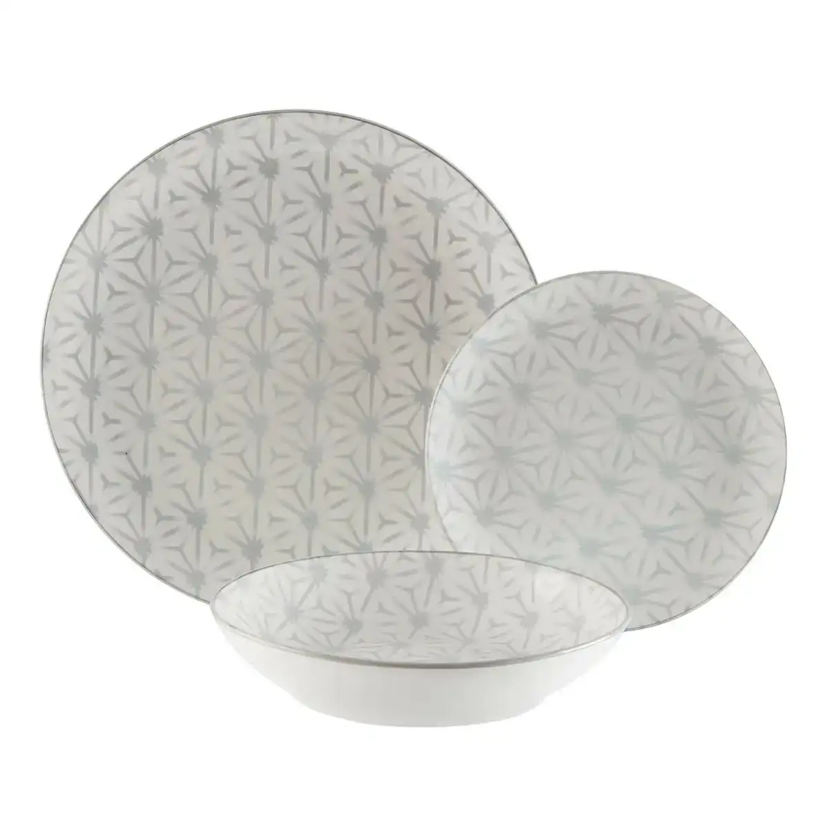 Vaisselle versa rombo trico gris 18 pie ces porcelaine_1564. DIAYTAR COTE D'IVOIRE - Votre Destination pour un Shopping Unique. Parcourez notre catalogue et trouvez des articles qui expriment votre singularité et votre style.