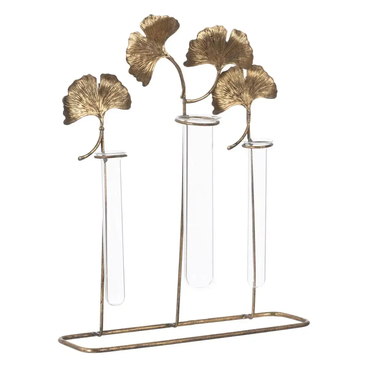 Vase 26 5 x 7 8 x 32 cm cristal me tal dore_4278. DIAYTAR COTE D'IVOIRE - L'Art de Vivre le Shopping en Ligne. Découvrez notre plateforme intuitive et trouvez des produits qui vous inspirent et vous enchantent, à chaque clic.