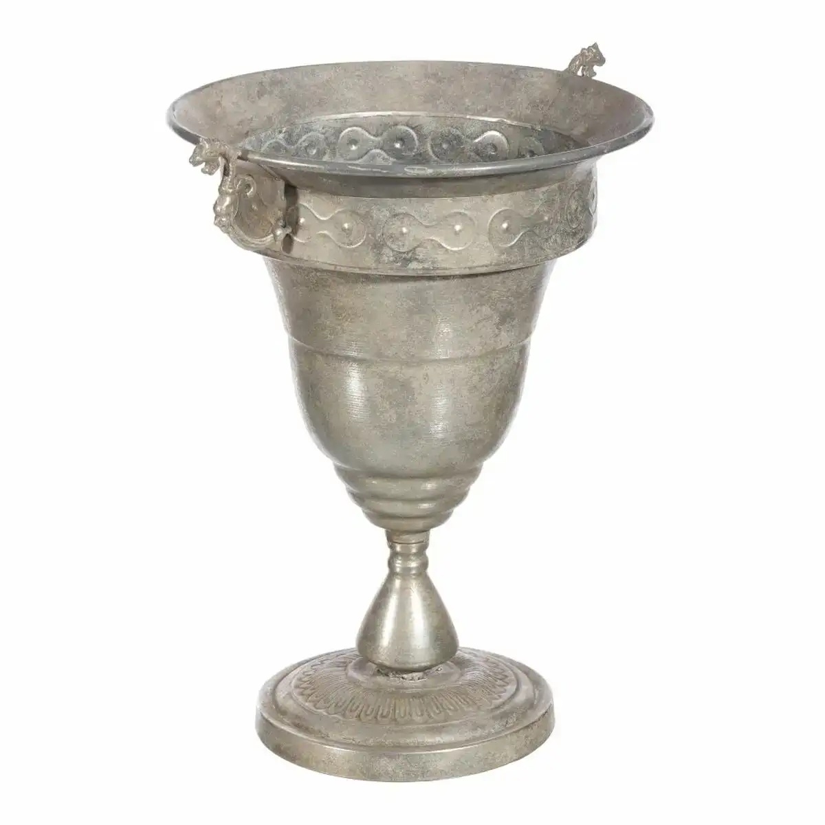 Vase 52 x 42 5 x 60 cm me tal argente_8080. DIAYTAR COTE D'IVOIRE - Votre Source de Découvertes Shopping. Découvrez des trésors dans notre boutique en ligne, allant des articles artisanaux aux innovations modernes.