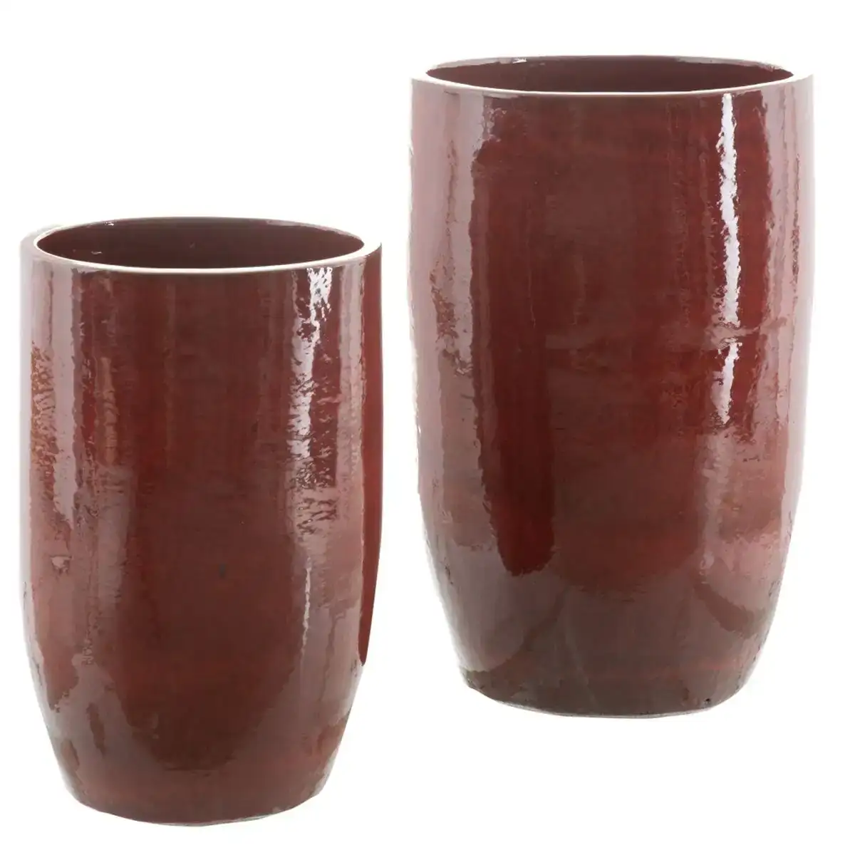 Vase 52 x 52 x 80 cm ce ramique rouge 2 unite s_5778. DIAYTAR COTE D'IVOIRE - Votre Destination pour un Shopping Réfléchi. Découvrez notre gamme variée et choisissez des produits qui correspondent à vos valeurs et à votre style de vie.