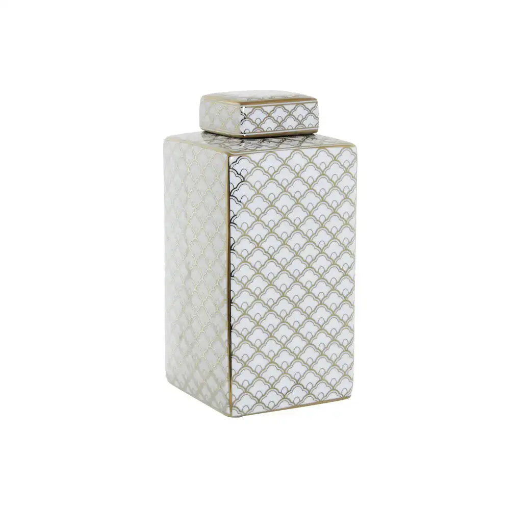 Vase dkd home decor 14 5 x 14 5 x 30 cm porcelaine blanc dore_9746. DIAYTAR COTE D'IVOIRE - Votre Destination pour un Shopping Unique. Parcourez notre catalogue et trouvez des articles qui expriment votre singularité et votre style.