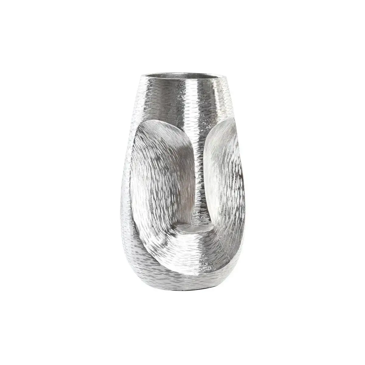 Vase dkd home decor face aluminium argente moderne 19 x 19 x 31 cm_8337. DIAYTAR COTE D'IVOIRE - Votre Oasis de Shopping en Ligne. Explorez notre boutique et découvrez des produits qui ajoutent une touche de magie à votre quotidien.