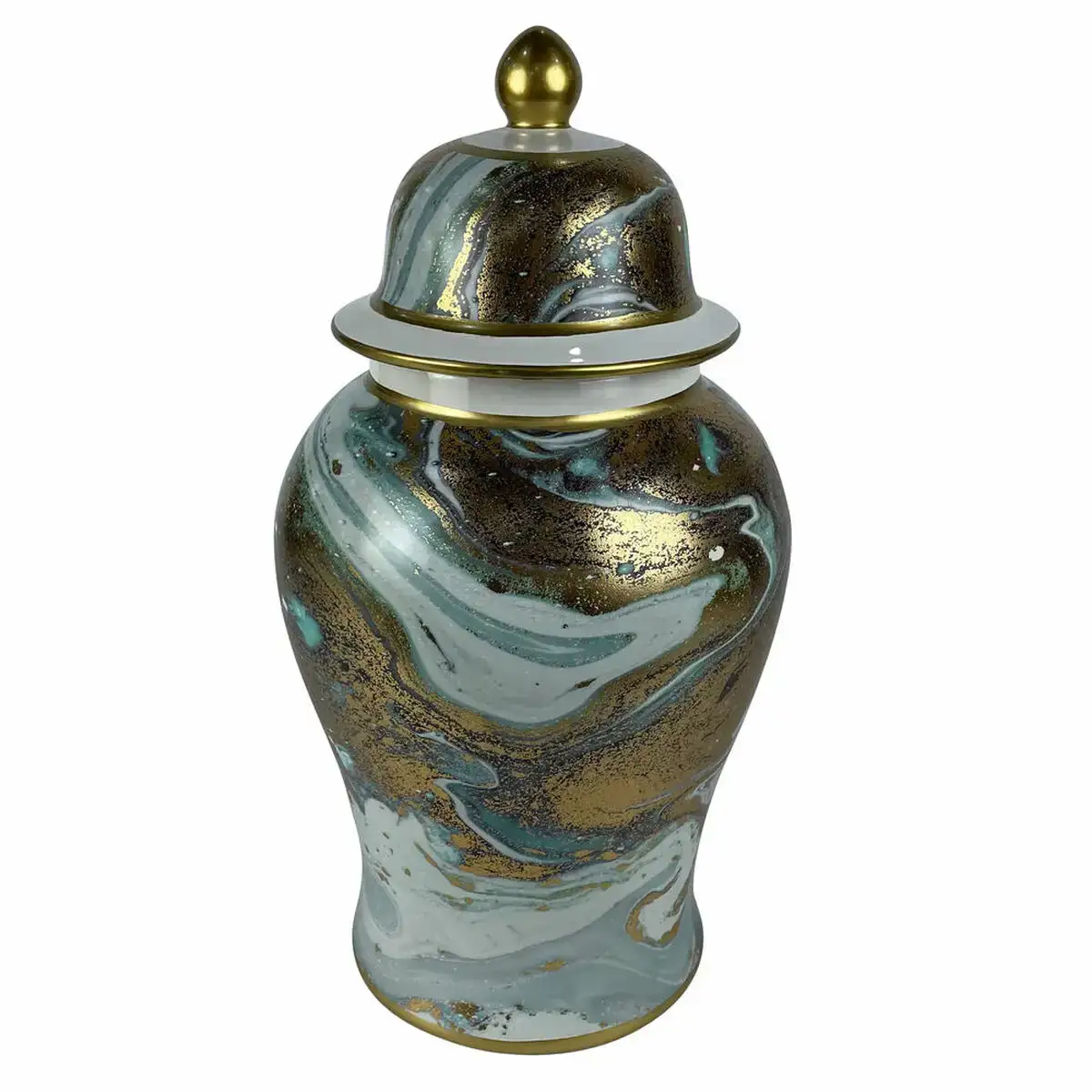 Vase dkd home decor porcelaine bleu moderne 22 x 22 x 41 cm_8752. Bienvenue chez DIAYTAR COTE D'IVOIRE - Où le Shopping Devient un Voyage. Explorez notre plateforme pour dénicher des produits uniques, racontant l'histoire et l'âme du Côte d'Ivoire.