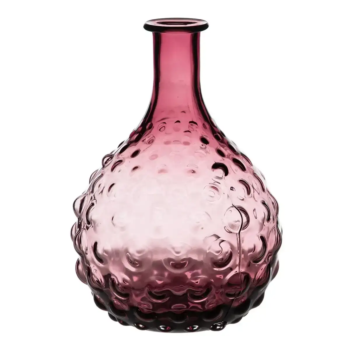 Vase en verre mauve clair 16 x 16 x 22 cm_7450. DIAYTAR COTE D'IVOIRE - L'Art de Vivre l'Excellence au Quotidien. Explorez notre gamme et choisissez des produits qui ajoutent une note de prestige à votre vie.
