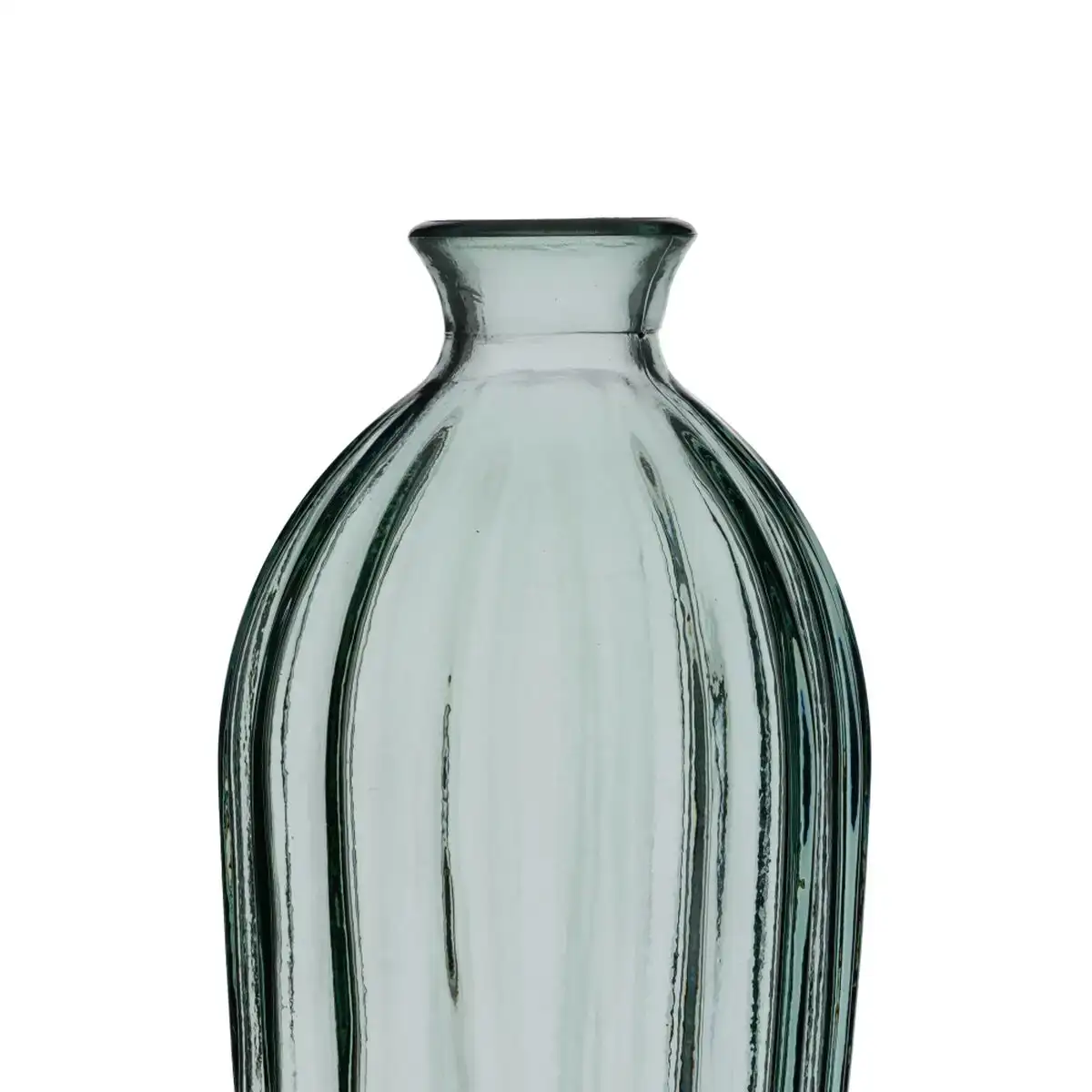 Vase verre recycle vert 12 x 12 x 29 cm_4422. DIAYTAR COTE D'IVOIRE - Là où le Shopping Devient une Expérience. Naviguez à travers notre catalogue diversifié et découvrez des produits qui ajoutent de la couleur et de la passion à votre vie.