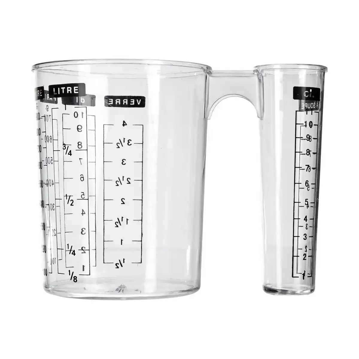 Verre doseur 5five plastique 1 l polypropyle ne_8687. Entrez dans l'Univers de DIAYTAR COTE D'IVOIRE - Où Chaque Produit a son Histoire. Explorez notre catalogue et découvrez des trésors qui racontent la riche culture du Côte d'Ivoire.
