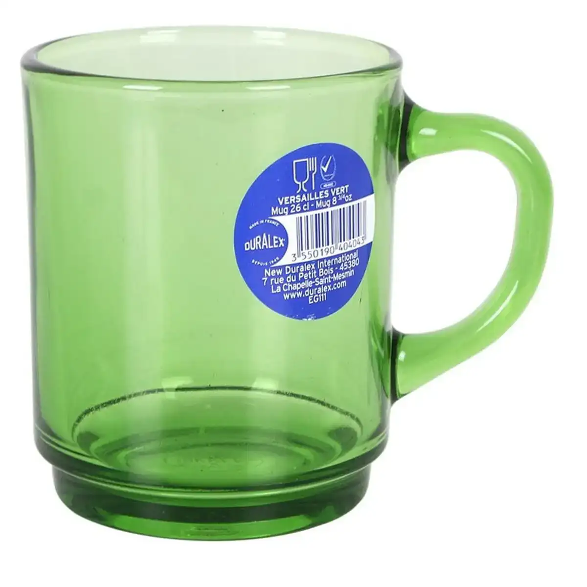 Verre duralex versailles vert 260 ml_7648. DIAYTAR COTE D'IVOIRE - Votre Passage vers la Découverte. Explorez notre boutique en ligne pour trouver des trésors qui vous attendent, du traditionnel à l'avant-garde.