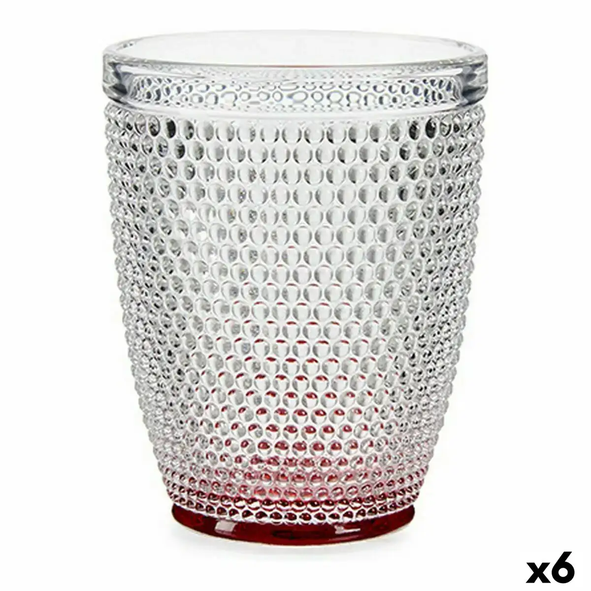 Verre points rouges verre transparent 300 ml 6 unite s_2865. Bienvenue chez DIAYTAR COTE D'IVOIRE - Votre Porte d'Accès à la Diversité. Découvrez notre boutique en ligne et choisissez parmi une pléthore d'articles qui célèbrent la richesse culturelle du Côte d'Ivoire et au-delà.
