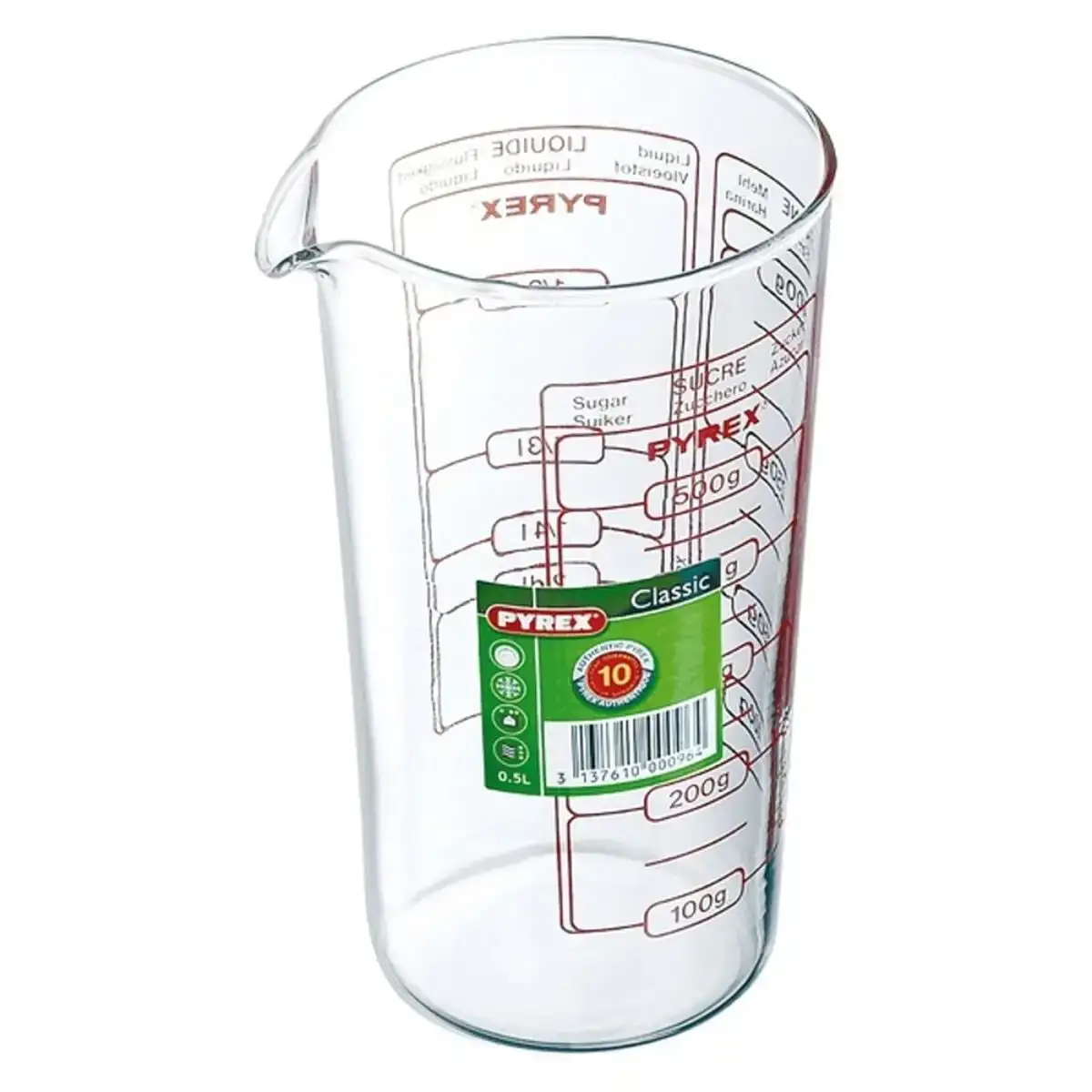 Verre pyrex classic vidrio verre transparent 0 5 l_4534. DIAYTAR COTE D'IVOIRE - Où Chaque Produit a sa Place. Parcourez notre catalogue et choisissez des articles qui s'intègrent parfaitement à votre style et à votre espace.