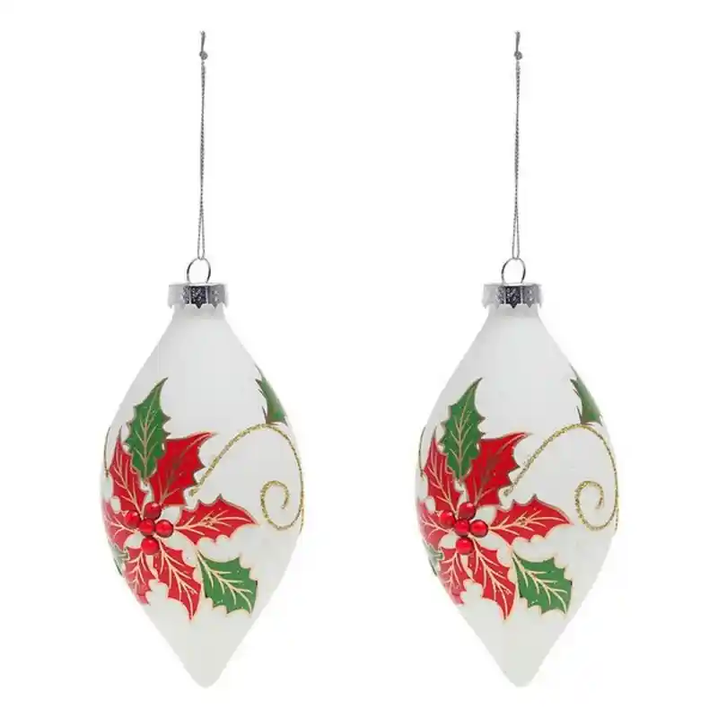 Boules de noel 2 pcs 113688_7034. DIAYTAR COTE D'IVOIRE - Où Choisir Rime avec Qualité. Découvrez notre sélection soigneusement conçue et choisissez des articles qui incarnent l'excellence et l'innovation.