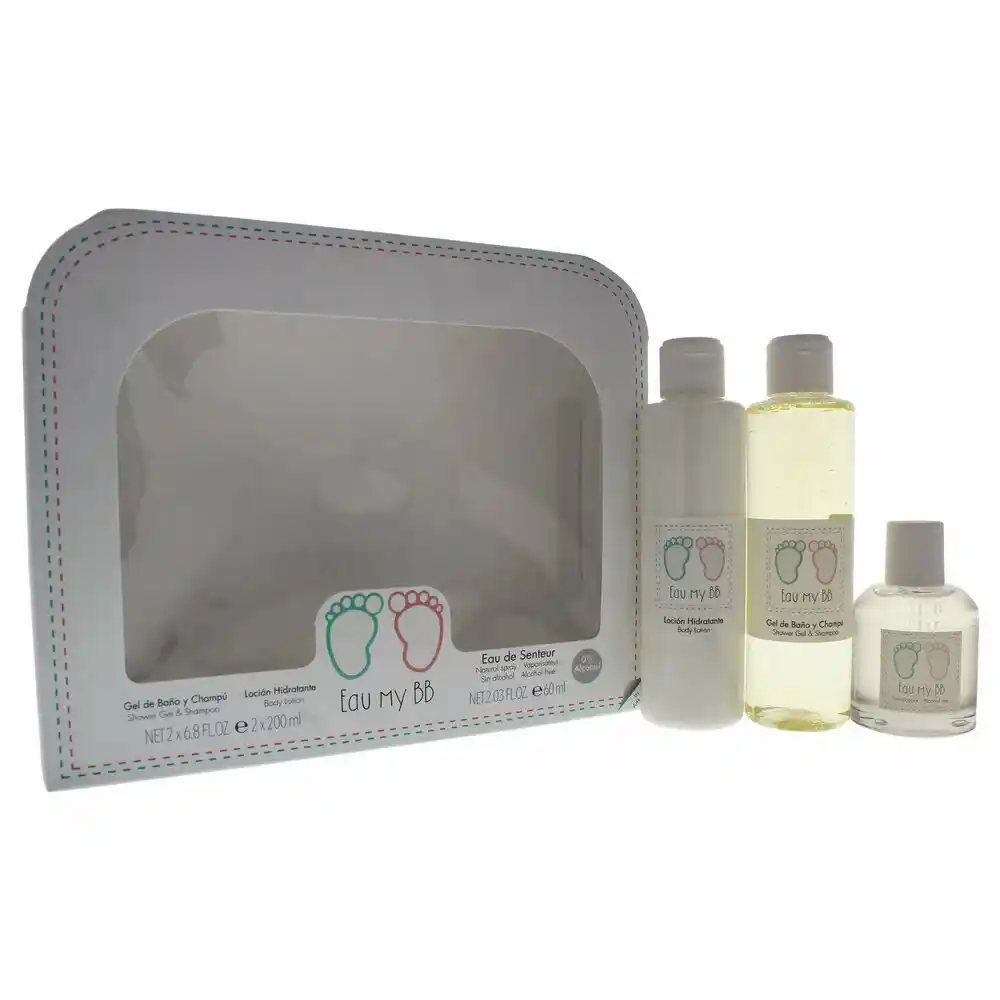 Coffret bain pour bebes eau mon bb 200 ml 3 pcs _2064. Bienvenue chez DIAYTAR COTE D'IVOIRE - Là où les Désirs Prendent Vie. Explorez notre boutique en ligne et laissez-vous séduire par des articles qui font écho à vos aspirations et à votre style unique.