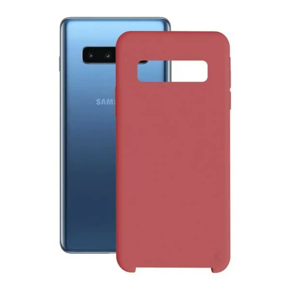 Coque samsung galaxy s10 ksix soft rouge_1714. DIAYTAR COTE D'IVOIRE - Où la Qualité et la Diversité Fusionnent. Explorez notre boutique en ligne pour découvrir une gamme variée de produits qui incarnent l'excellence et l'authenticité.