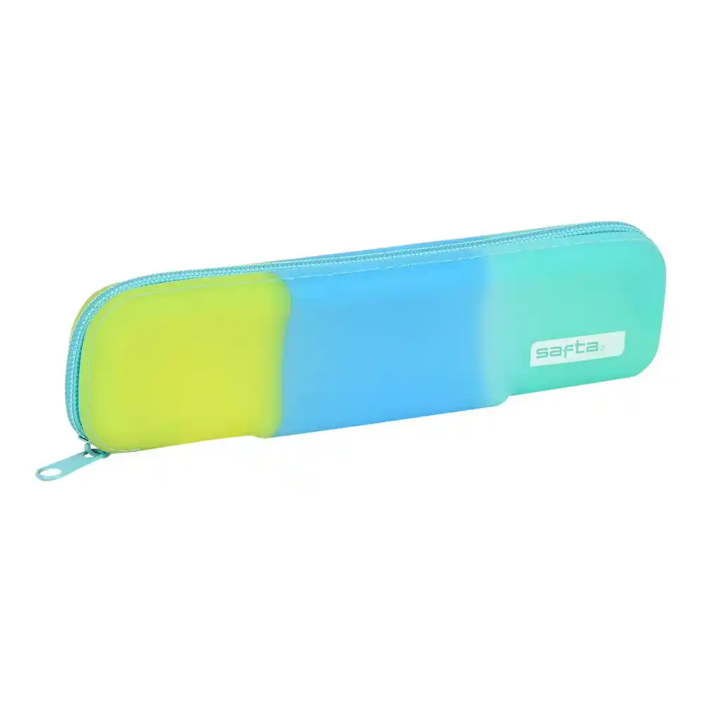Mallette scolaire Safta Bleu Vert Jaune (20 x 5,5 x 2 cm). SUPERDISCOUNT FRANCE
