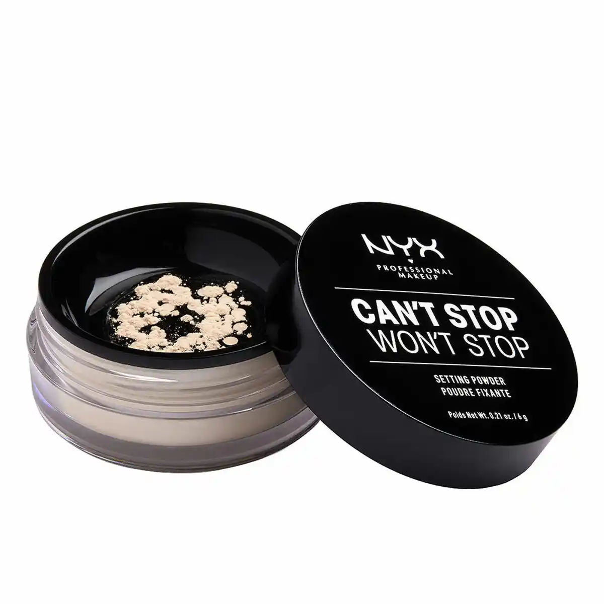 Poudres fixatrices de maquillage nyx can t stop won t stop light 6 g _8219. DIAYTAR COTE D'IVOIRE - Où Chaque Produit a sa Place. Parcourez notre catalogue et choisissez des articles qui s'intègrent parfaitement à votre style et à votre espace.