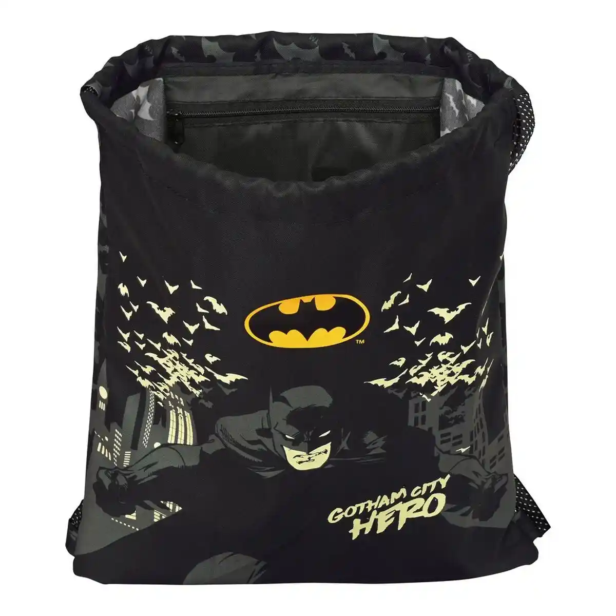 Sac à Dos à Cordes Batman Hero Noir (35 x 40 x 1 cm). SUPERDISCOUNT FRANCE