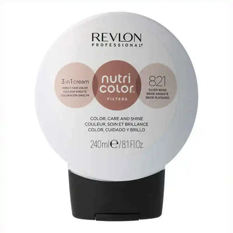 Teinture permanente nutri color revlon 821 beige 240 ml _7474. DIAYTAR COTE D'IVOIRE - L'Art de Vivre le Shopping Authentique. Découvrez notre boutique en ligne et trouvez des produits qui célèbrent la culture et l'héritage du Côte d'Ivoire.
