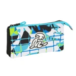Triple Cabas El Niño Vert bali Noir (22 x 12 x 3 cm). SUPERDISCOUNT FRANCE