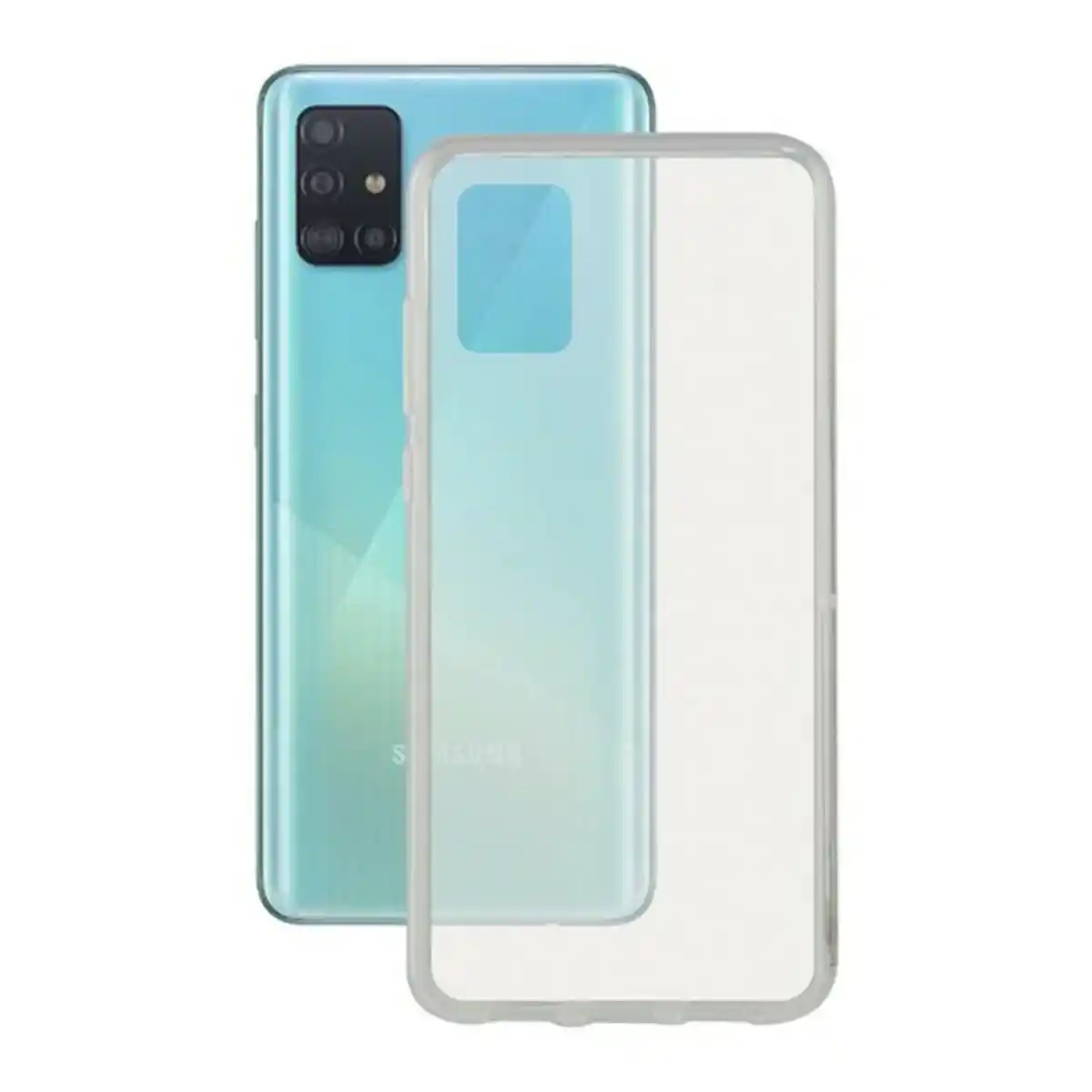 Coque pour téléphone portable avec bord en TPU Samsung Galaxy A71 Contact Flex. SUPERDISCOUNT FRANCE