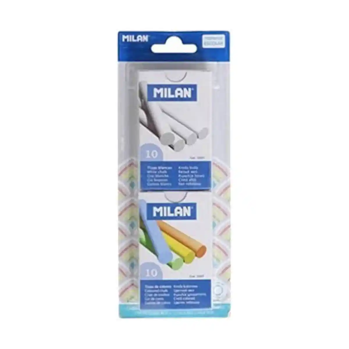 Craies Milan Blanc Multicolore. SUPERDISCOUNT FRANCE