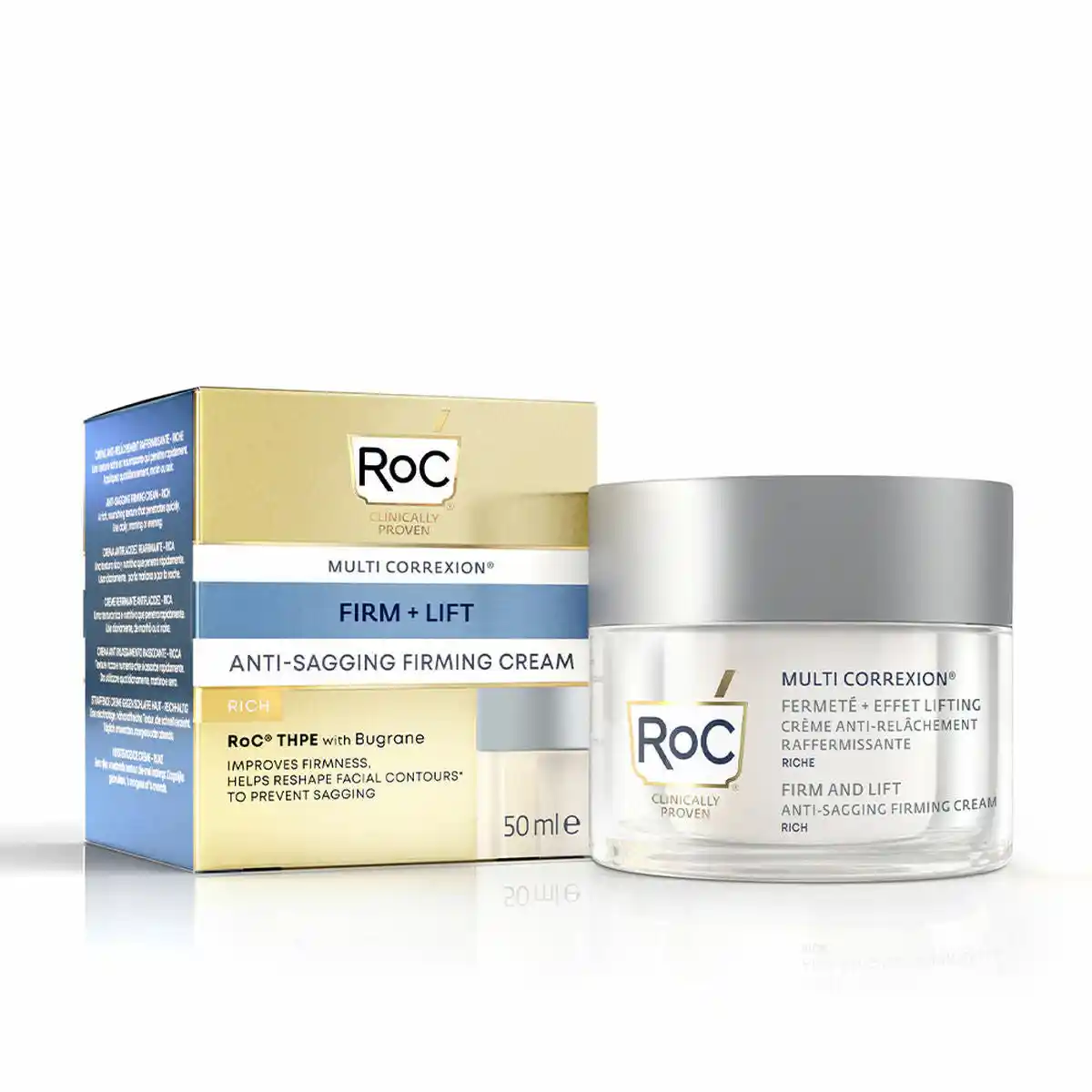 Creme raffermissante roc firm lift 50 ml _2271. Votre Destination de Choix: DIAYTAR COTE D'IVOIRE - Où l'Authenticité Rencontre la Commodité. Faites l'expérience de magasiner en ligne pour des articles qui incarnent la richesse culturelle et la modernité du Côte d'Ivoire.