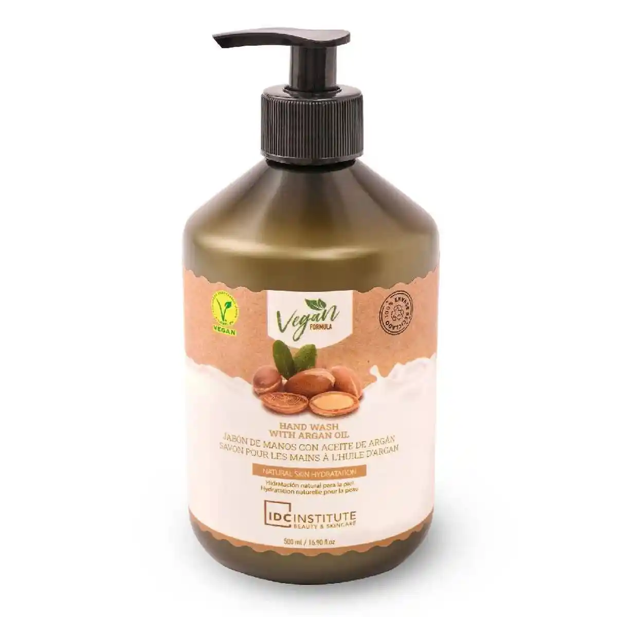 Distributeur de savon pour les mains idc institute 500 ml a l huile d argan_4943. DIAYTAR COTE D'IVOIRE - L'Univers du Choix et de l'Authenticité. Explorez notre catalogue et découvrez des articles qui incarnent le patrimoine du Côte d'Ivoire et la modernité du monde.