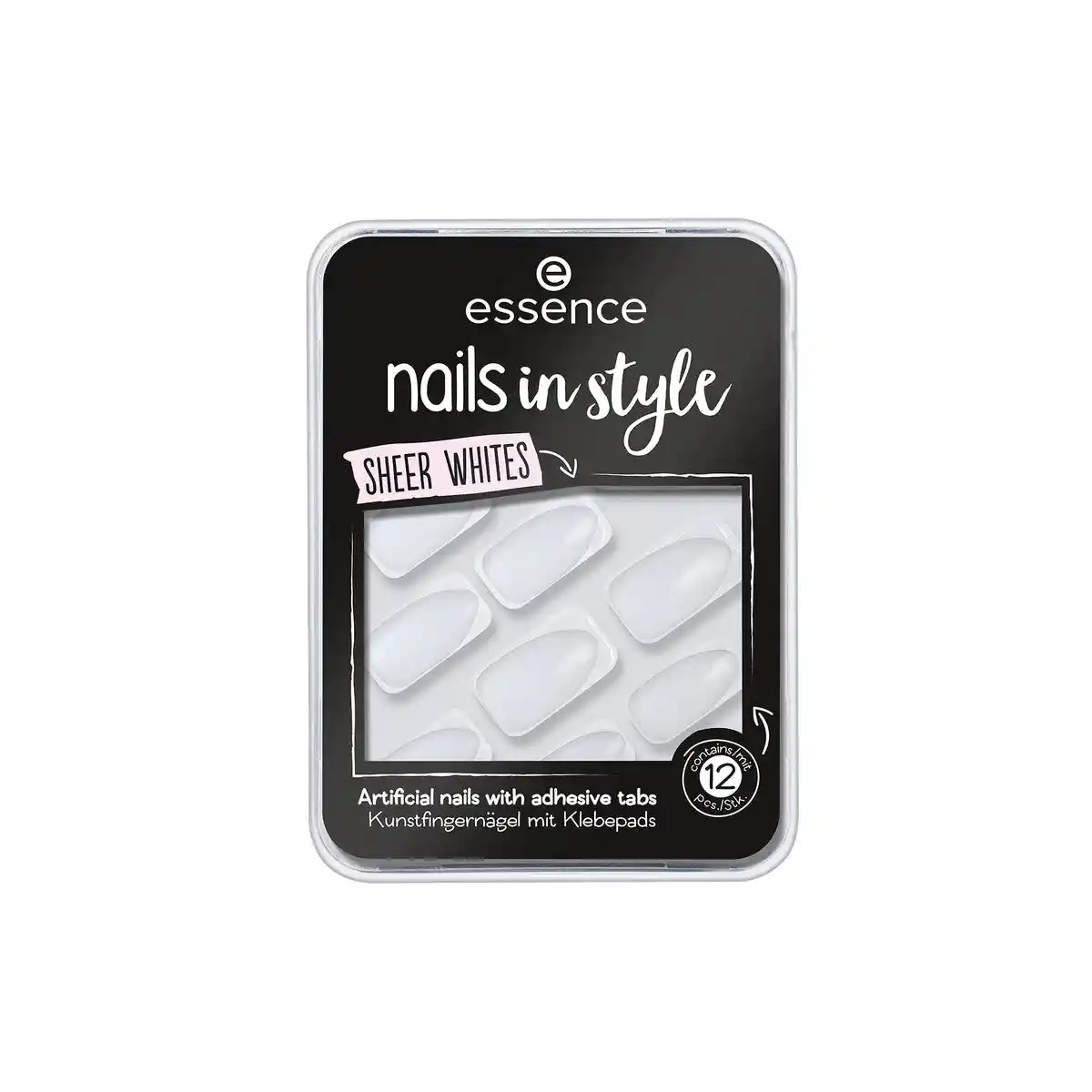 Faux ongles essence nails in style 11 blancs transparents 12 unites_5363. Bienvenue sur DIAYTAR COTE D'IVOIRE - Où Choisir est un Voyage Sensoriel. Plongez dans notre catalogue et trouvez des produits qui éveillent vos sens et embellissent votre quotidien.