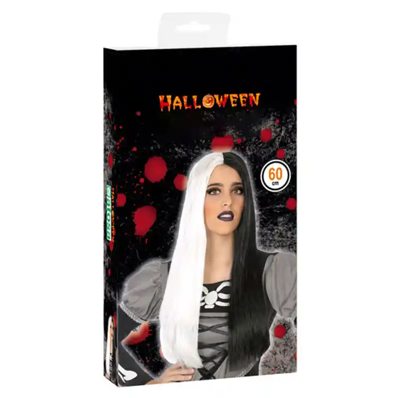 Perruque Halloween Bicolore. SUPERDISCOUNT FRANCE