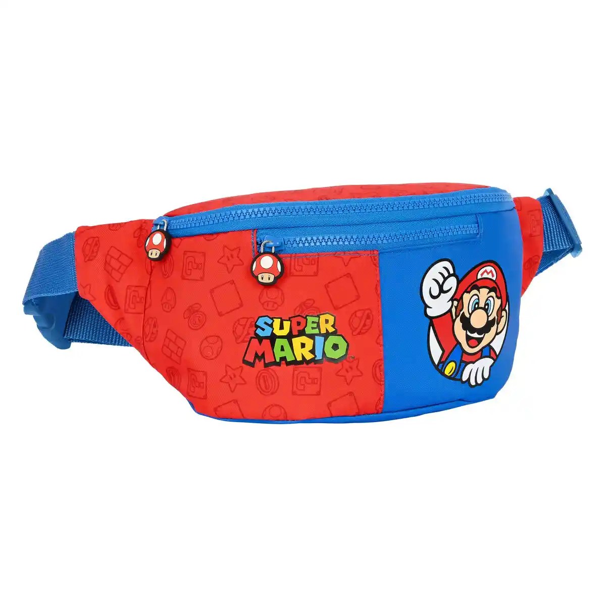 Pochette ceinture super mario rouge bleu 23 x 12 x 9 cm _9654. DIAYTAR COTE D'IVOIRE - Où la Mode et le Confort se Rencontrent. Plongez dans notre univers de produits et trouvez des articles qui vous habillent avec style et aisance.