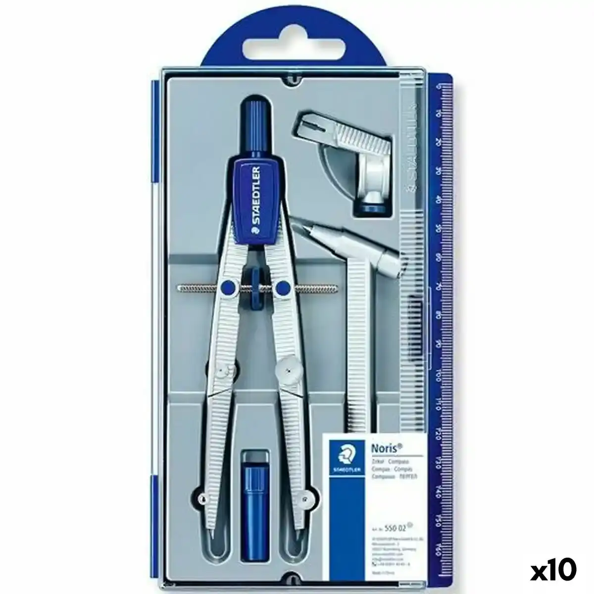 Boussole Staedtler 550 Gris 4 Pièces (10Unités). SUPERDISCOUNT FRANCE