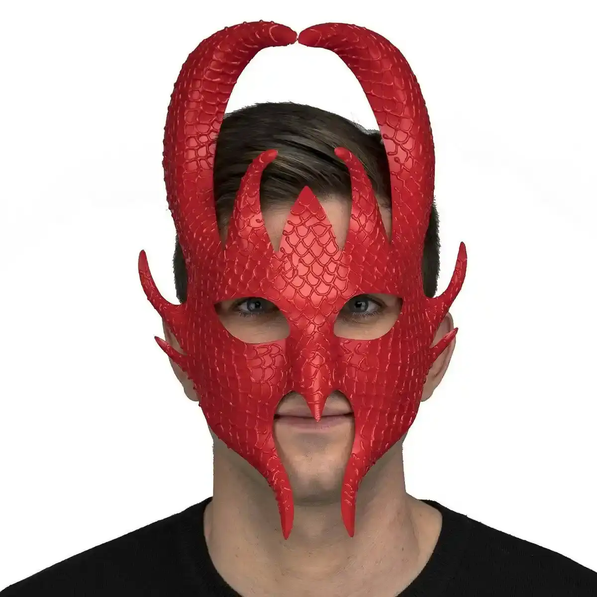 Masque mon autre moi carnaval rouge_5609. DIAYTAR COTE D'IVOIRE - Votre Passage vers le Chic et l'Élégance. Naviguez à travers notre boutique en ligne pour trouver des produits qui ajoutent une touche sophistiquée à votre style.